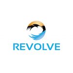 Revolve Logo – Abstract Circular Wave